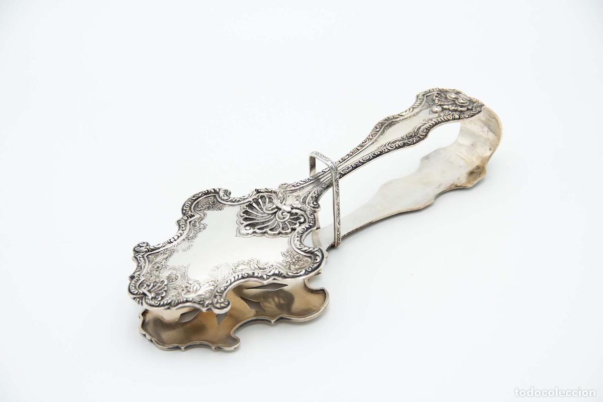 Antig&uuml;edades: Pinzas para az&uacute;car, de plata - Foto 1