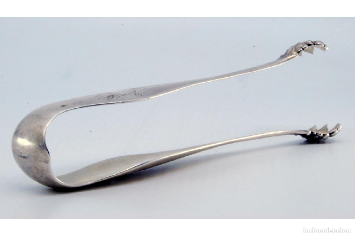 Antig&uuml;edades: Pinzas para hielo, en plata - Foto 7