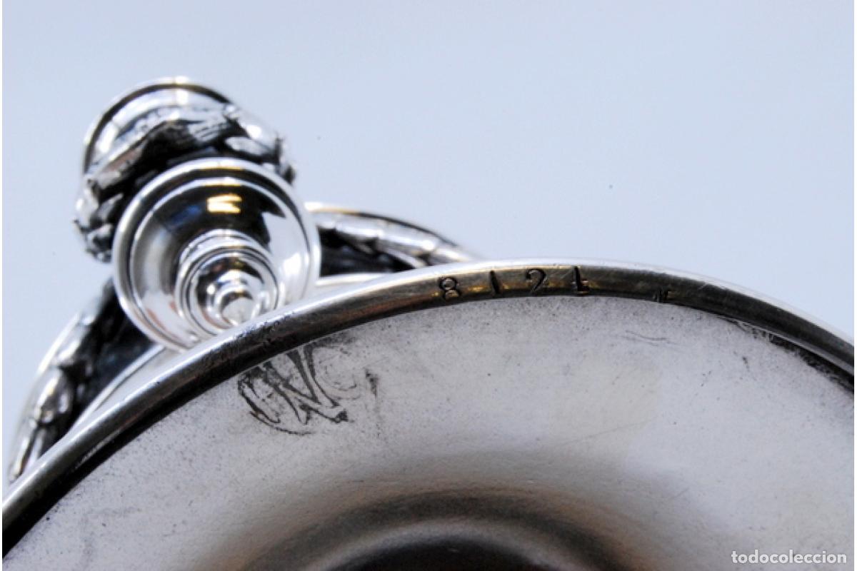 Antig&uuml;edades: Frasco de perfume de plata - Foto 2