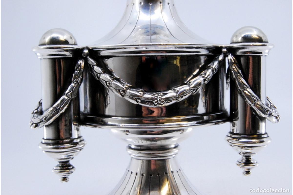 Antig&uuml;edades: Frasco de perfume de plata - Foto 6
