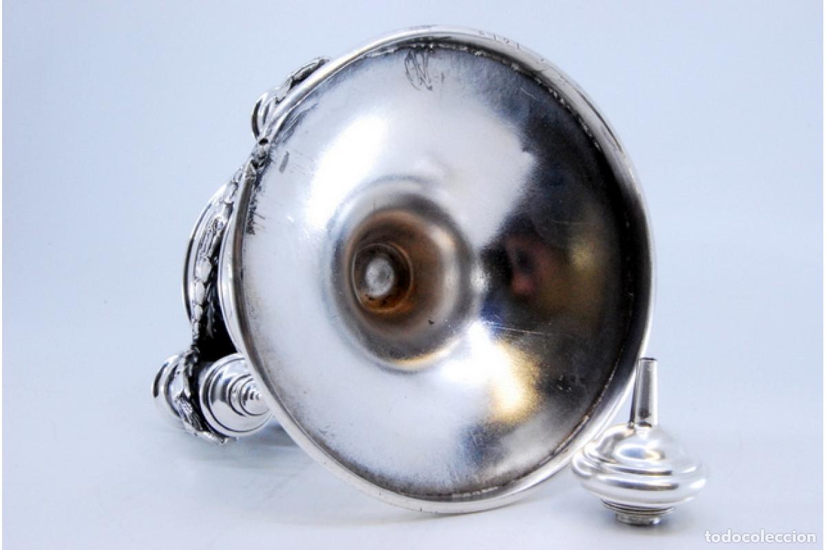 Antig&uuml;edades: Frasco de perfume de plata - Foto 8