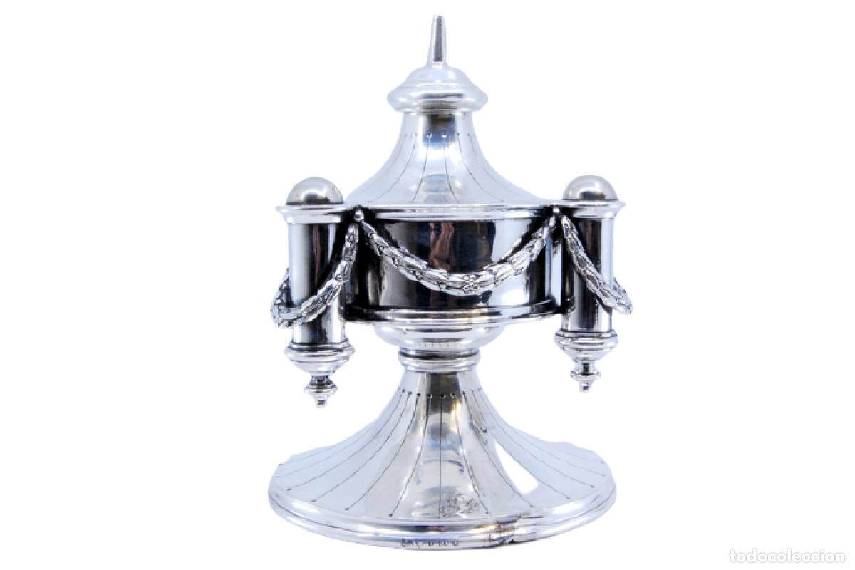 Antig&uuml;edades: Frasco de perfume de plata - Foto 1