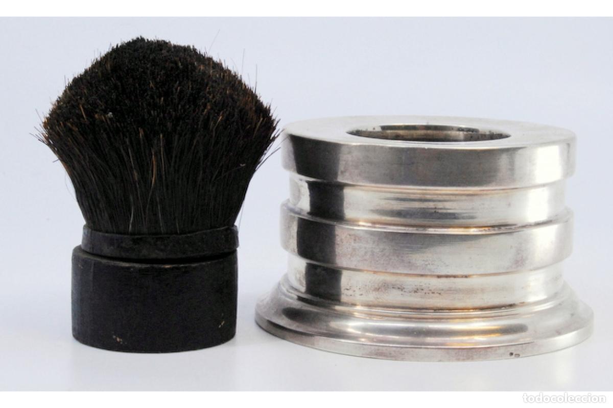 Antig&uuml;edades: Estuche de afeitar de plata - Foto 4
