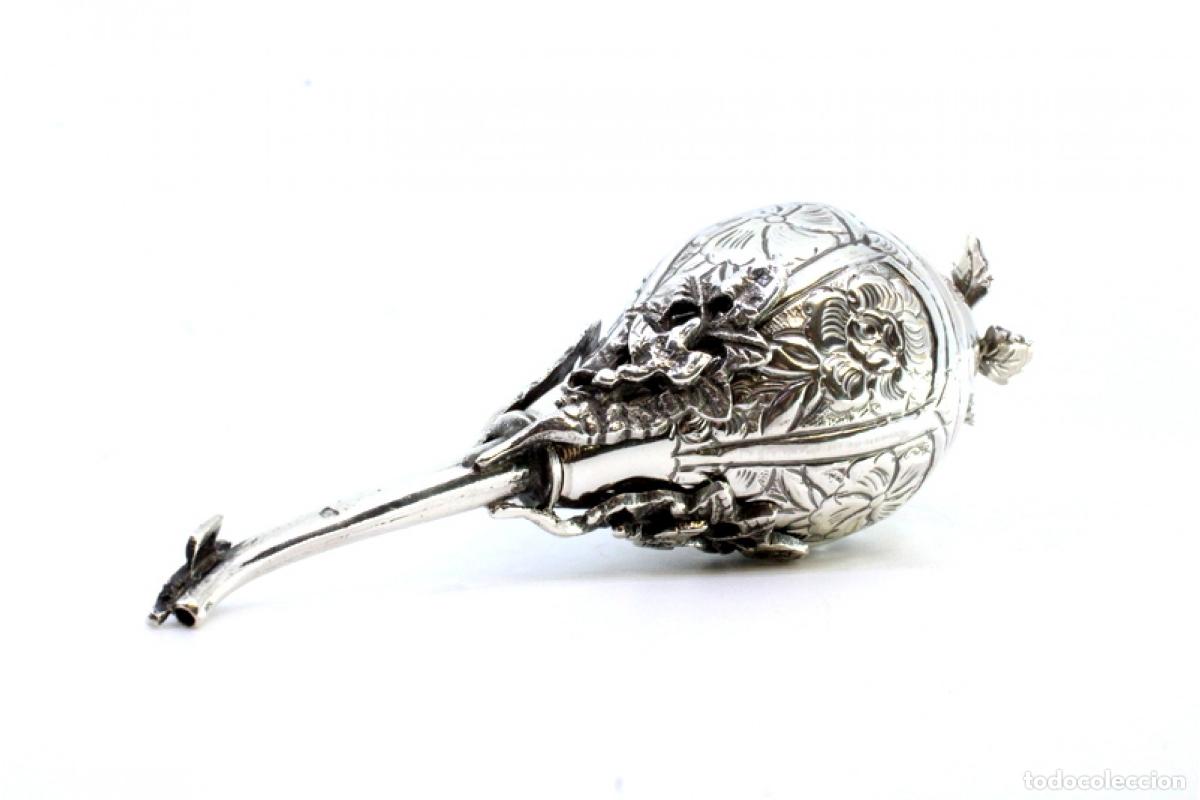 Antig&uuml;edades: Jarra de plata para agua de rosas. - Foto 5