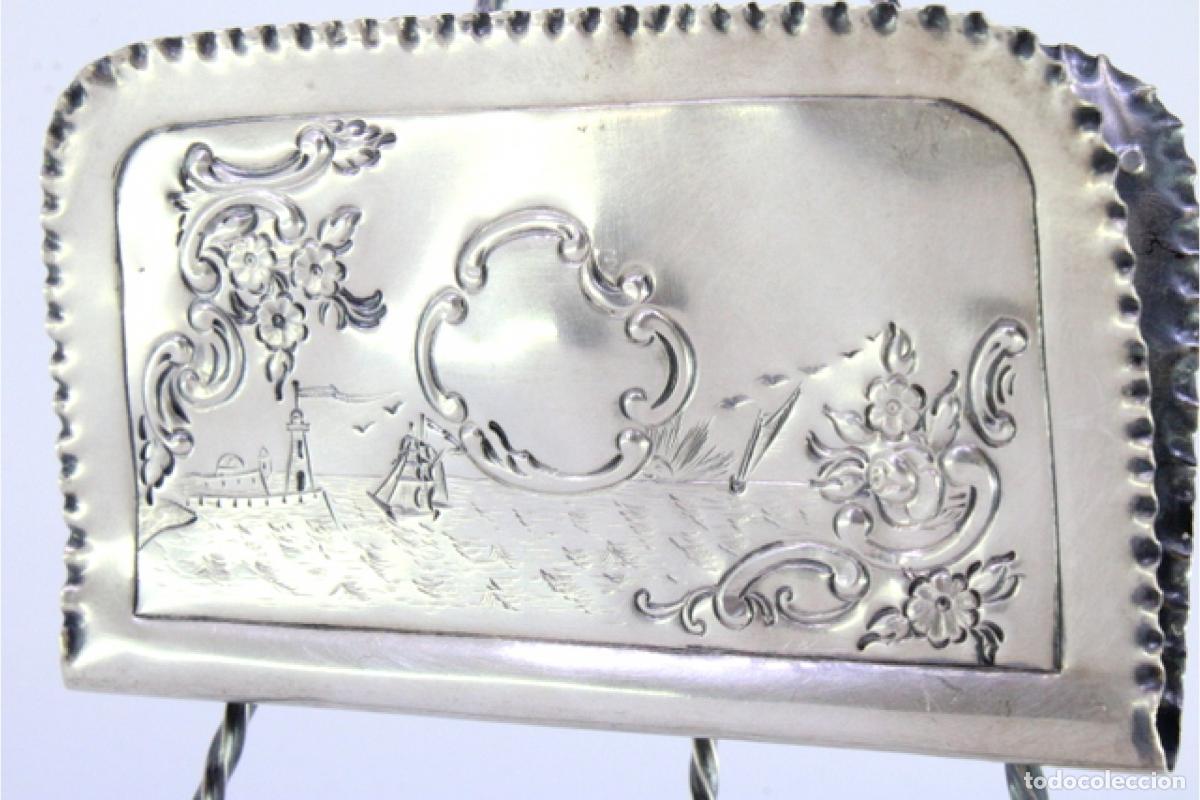 Antig&uuml;edades: Servilletero de plata - Foto 6