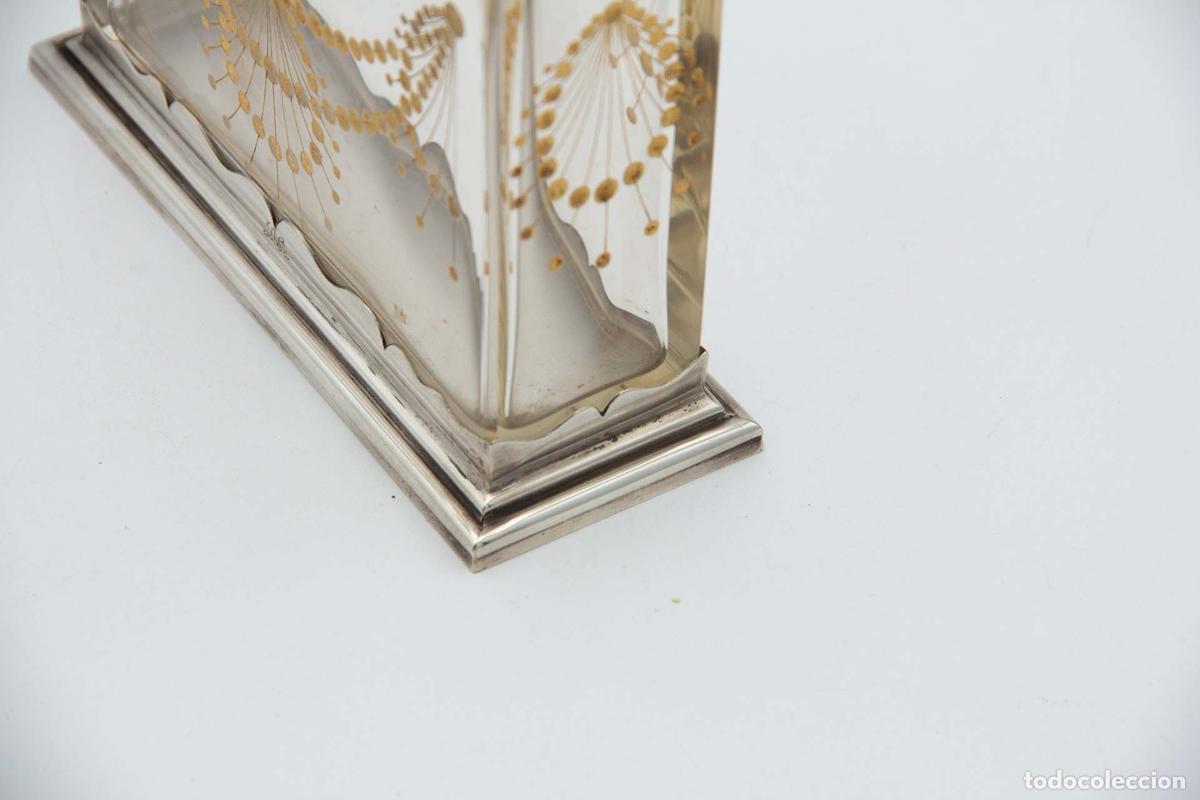 Antig&uuml;edades: Portacartas de cristal y plata - Foto 3