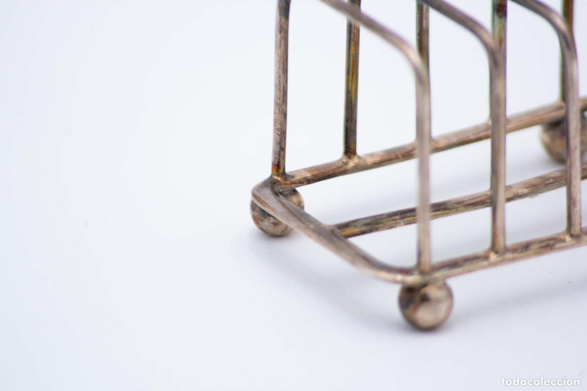 Antig&uuml;edades: Servilletero de plata - Foto 2
