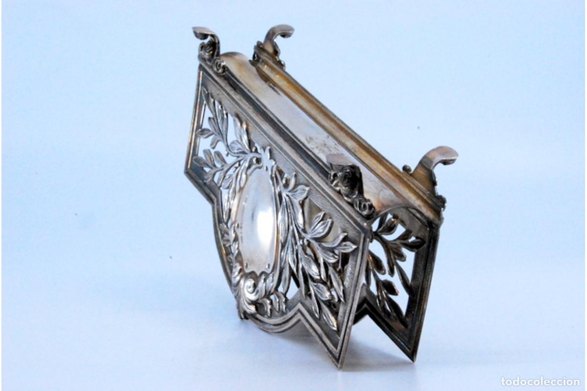 Antig&uuml;edades: Servilletero de plata - Foto 2