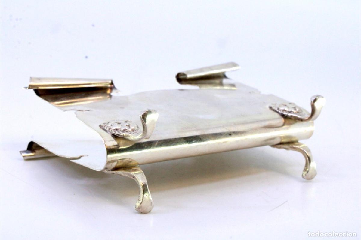 Antig&uuml;edades: Servilletero de plata - Foto 4