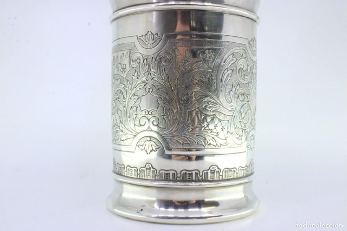 Antig&uuml;edades: Caja de t&eacute;, en plata - Foto 3