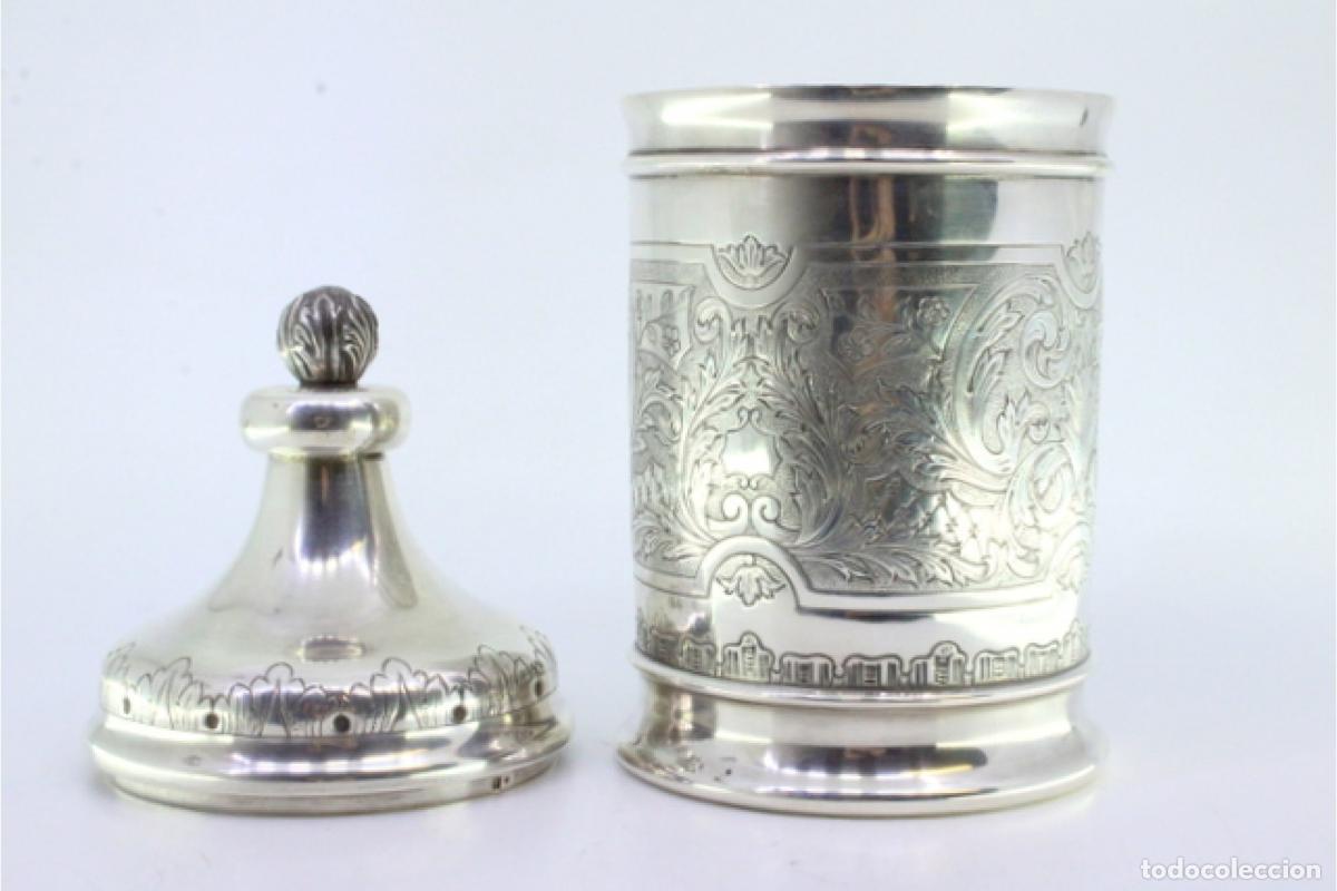 Antig&uuml;edades: Caja de t&eacute;, en plata - Foto 5