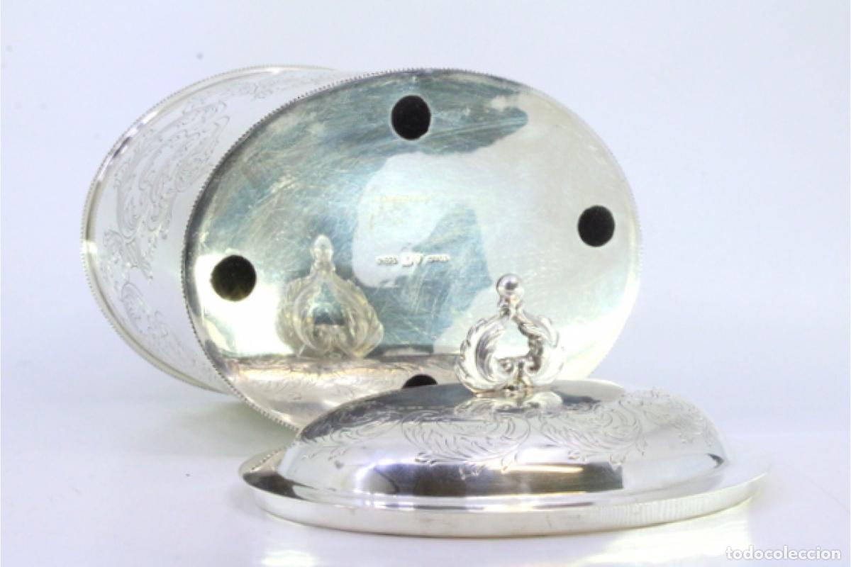 Antig&uuml;edades: Caja de t&eacute;, en plata - Foto 2