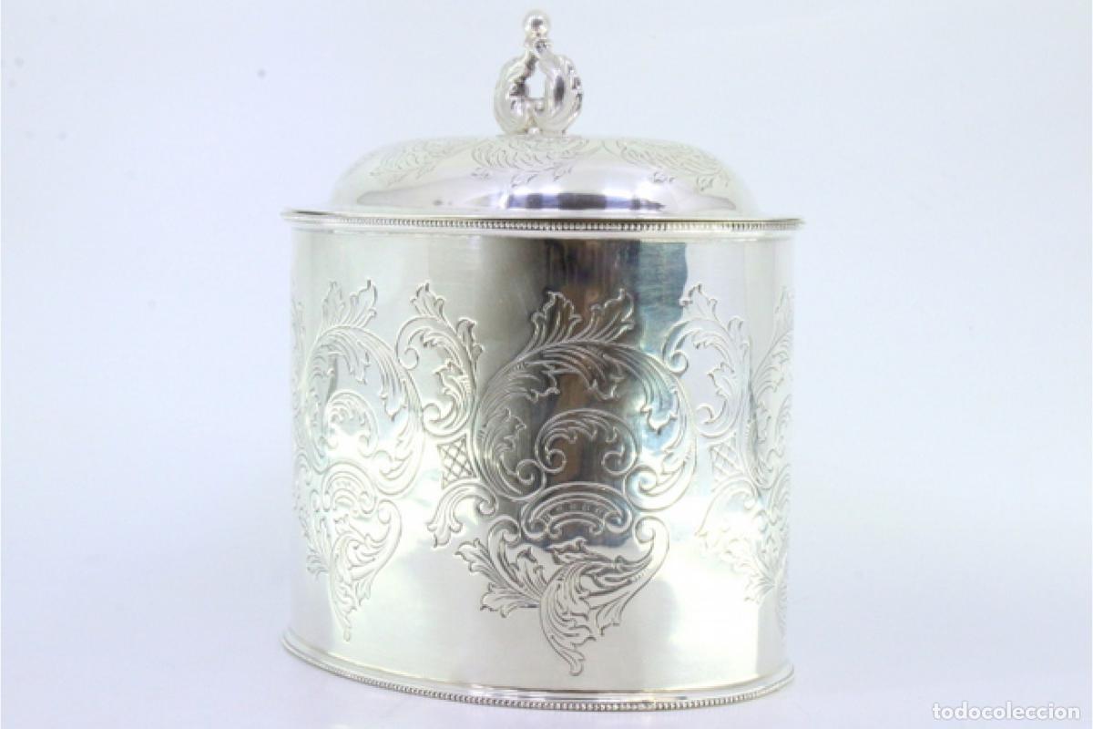 Antig&uuml;edades: Caja de t&eacute;, en plata - Foto 6