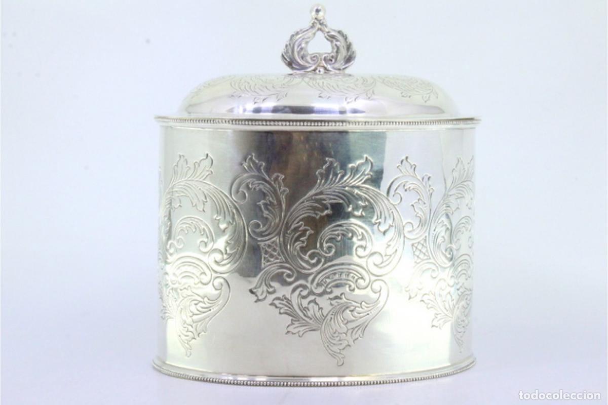 Antig&uuml;edades: Caja de t&eacute;, en plata - Foto 7