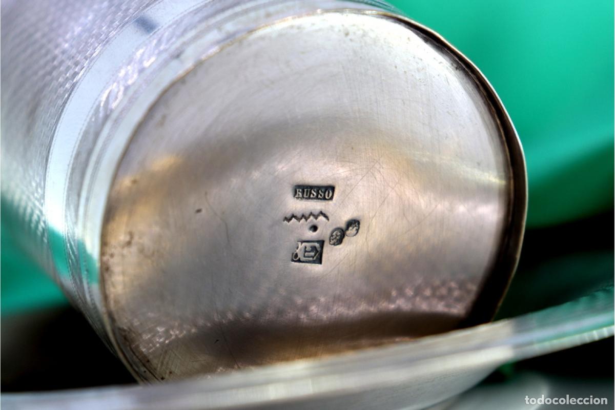 Antig&uuml;edades: Plato y taza, en plata - Foto 3