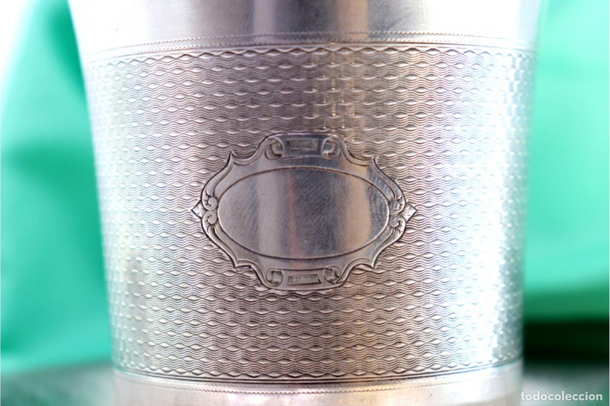 Antig&uuml;edades: Plato y taza, en plata - Foto 6