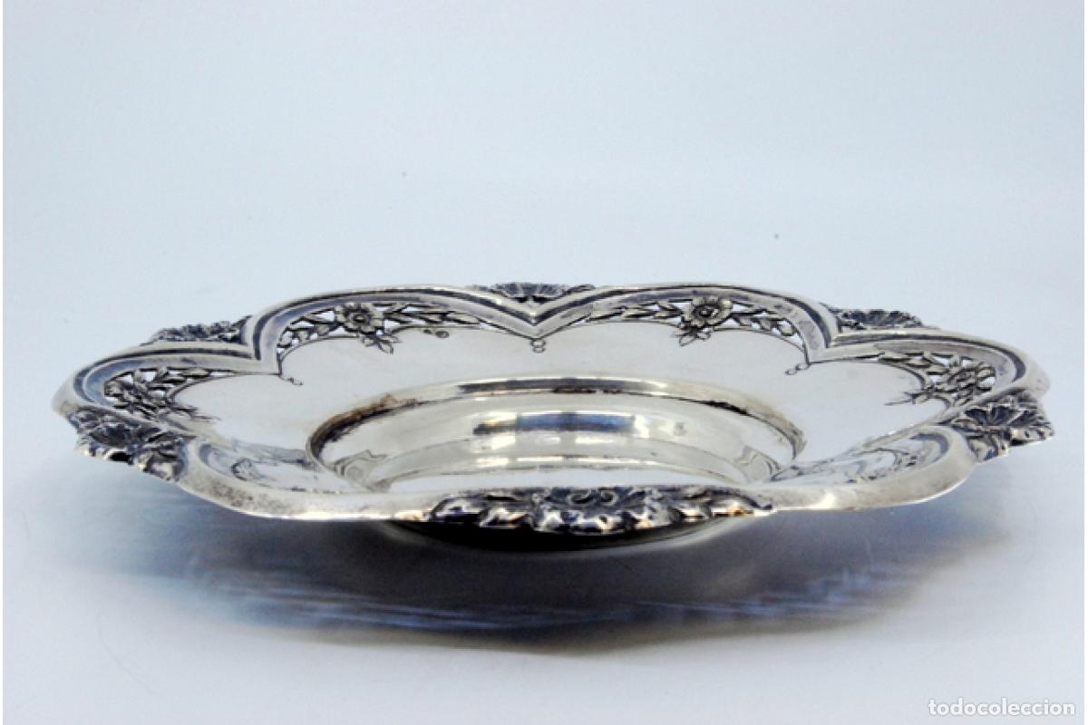 Antig&uuml;edades: plato de queso de plata - Foto 7
