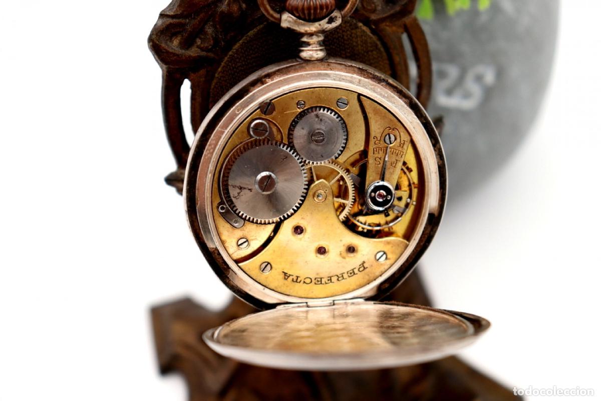 Antig&uuml;edades: Reloj de bolsillo, en plata - Gnomo - Foto 3