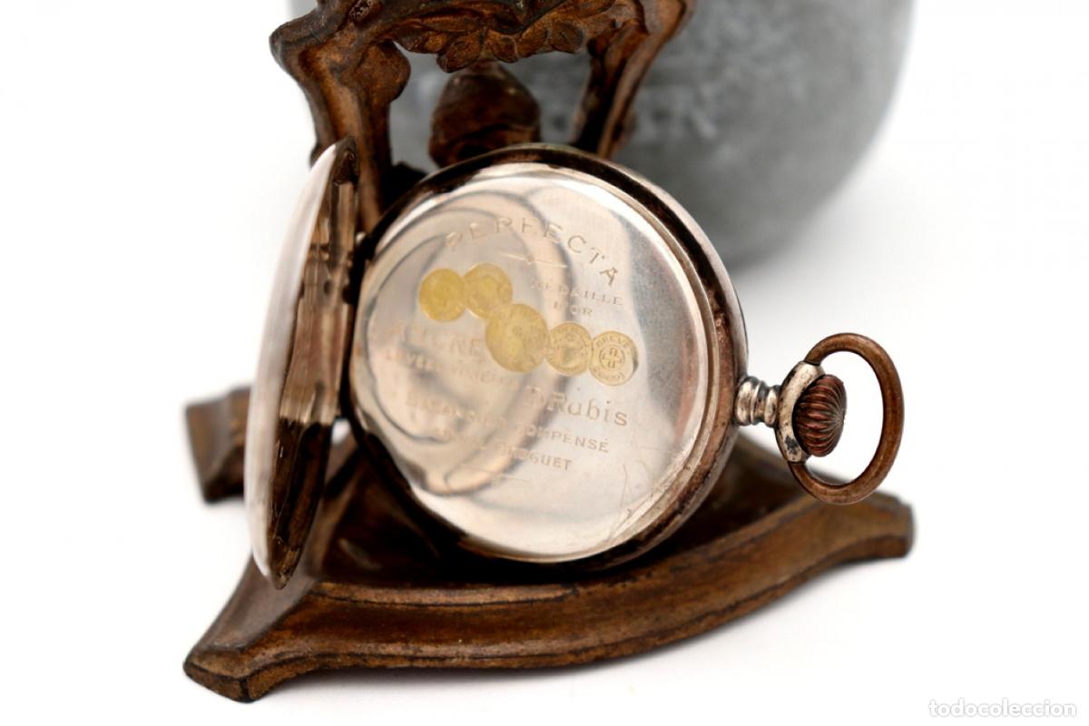Antig&uuml;edades: Reloj de bolsillo, en plata - Gnomo - Foto 4