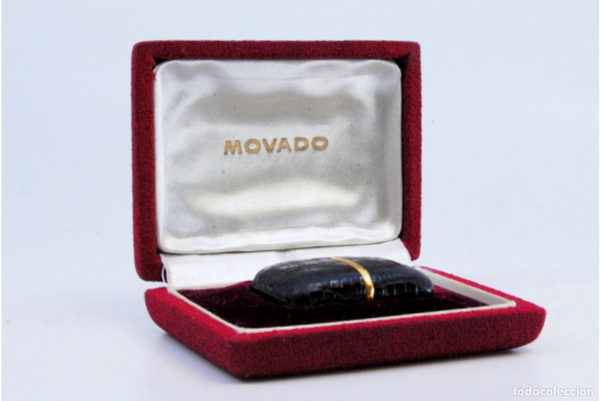 Antig&uuml;edades: Reloj de viaje, en plata - Movado - Foto 7
