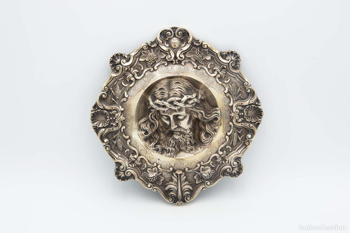 Antig&uuml;edades: Rostro de plata de Cristo - Foto 1