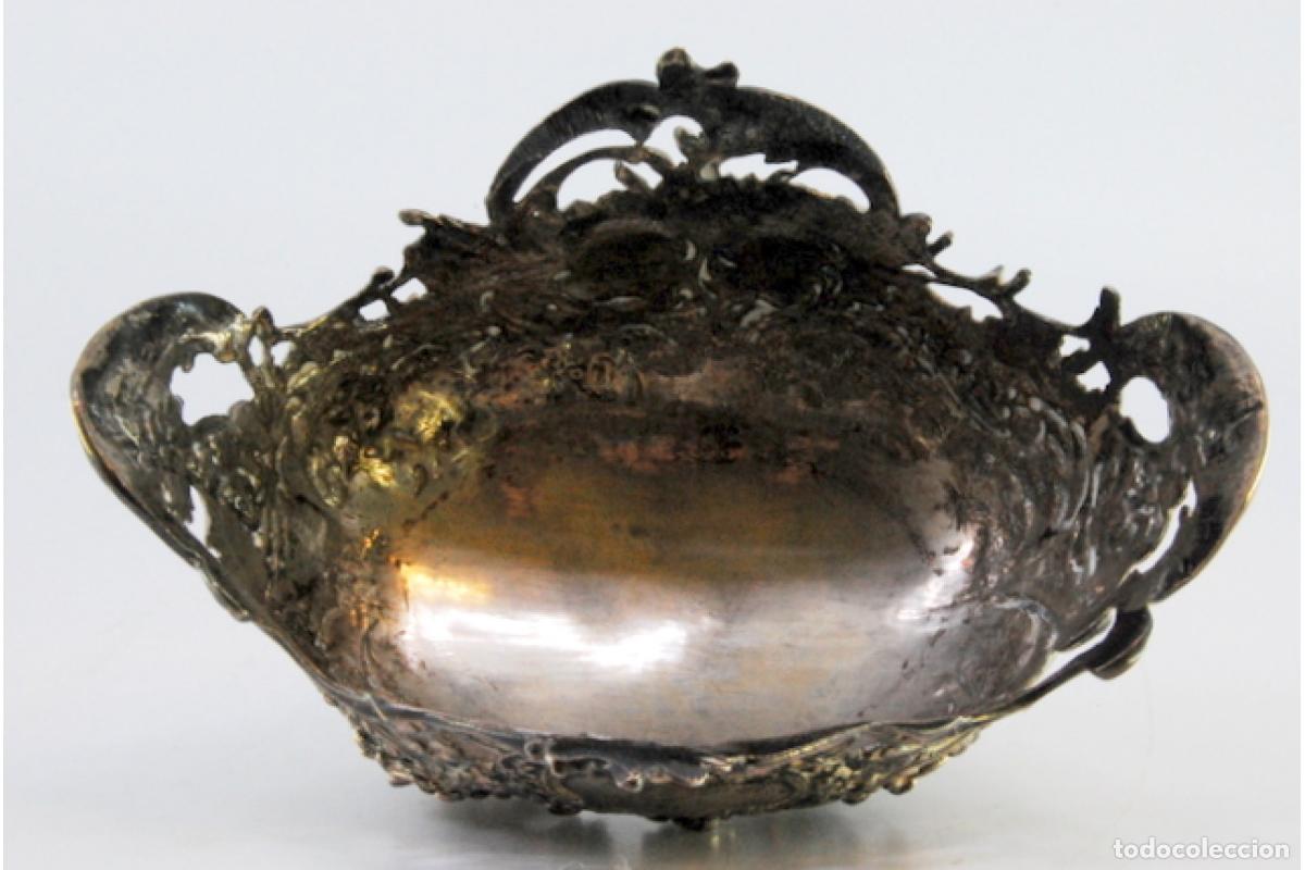 Antig&uuml;edades: jabonera de plata - Foto 2