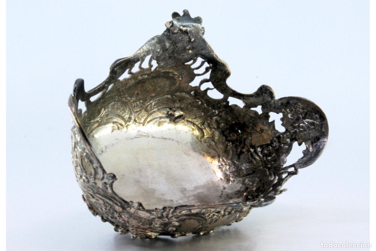 Antig&uuml;edades: jabonera de plata - Foto 5
