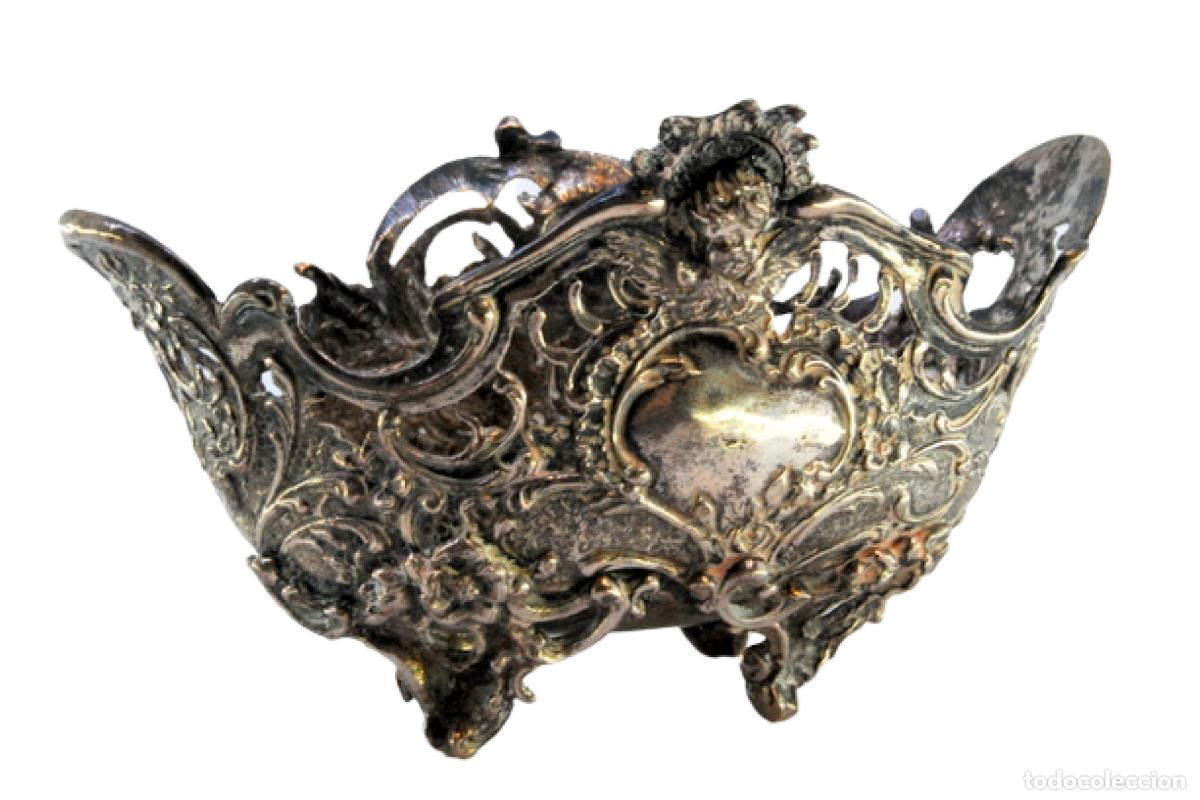 Antig&uuml;edades: jabonera de plata - Foto 1