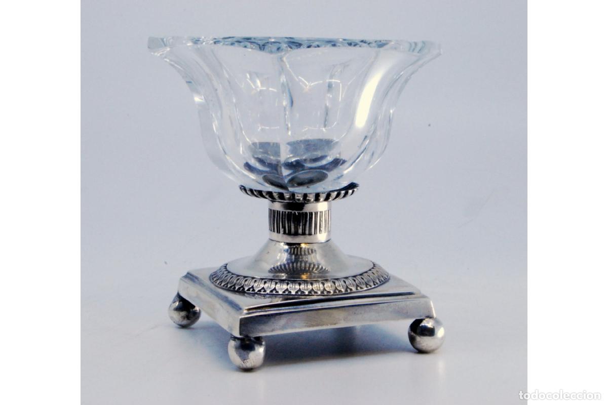 Antig&uuml;edades: salero de plata - Foto 2
