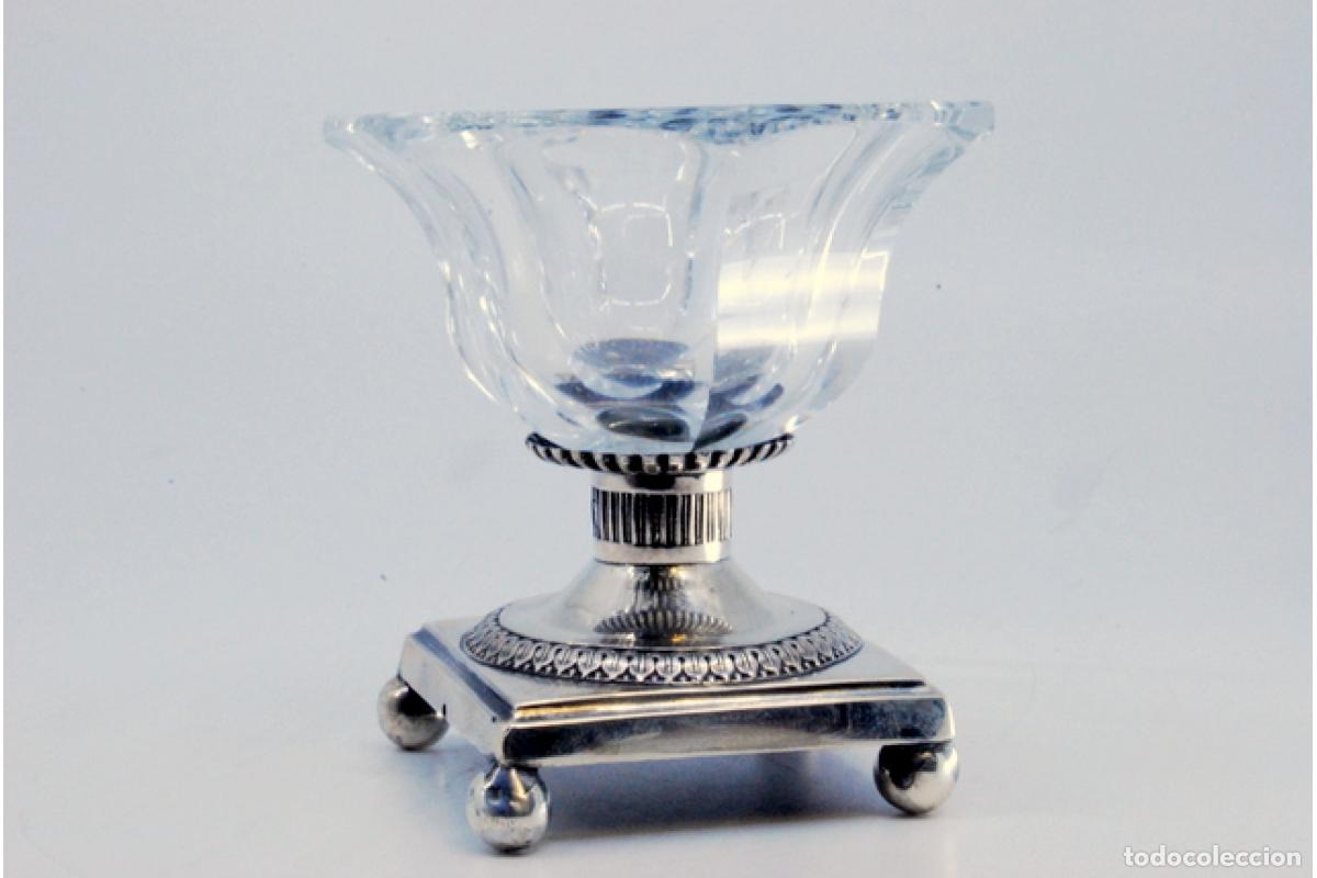Antig&uuml;edades: salero de plata - Foto 4