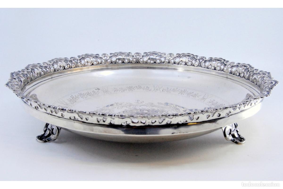 Antig&uuml;edades: Frutero de plata - Foto 2