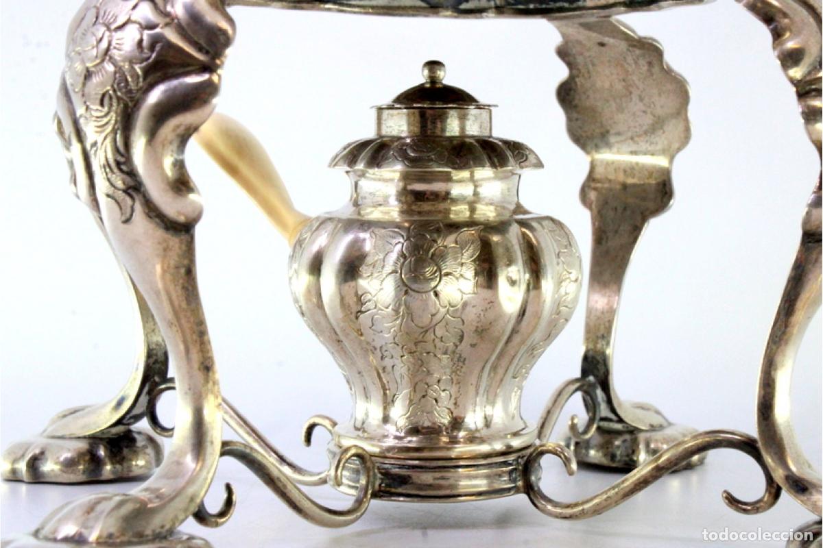 Antig&uuml;edades: Samovar de plata - Foto 3