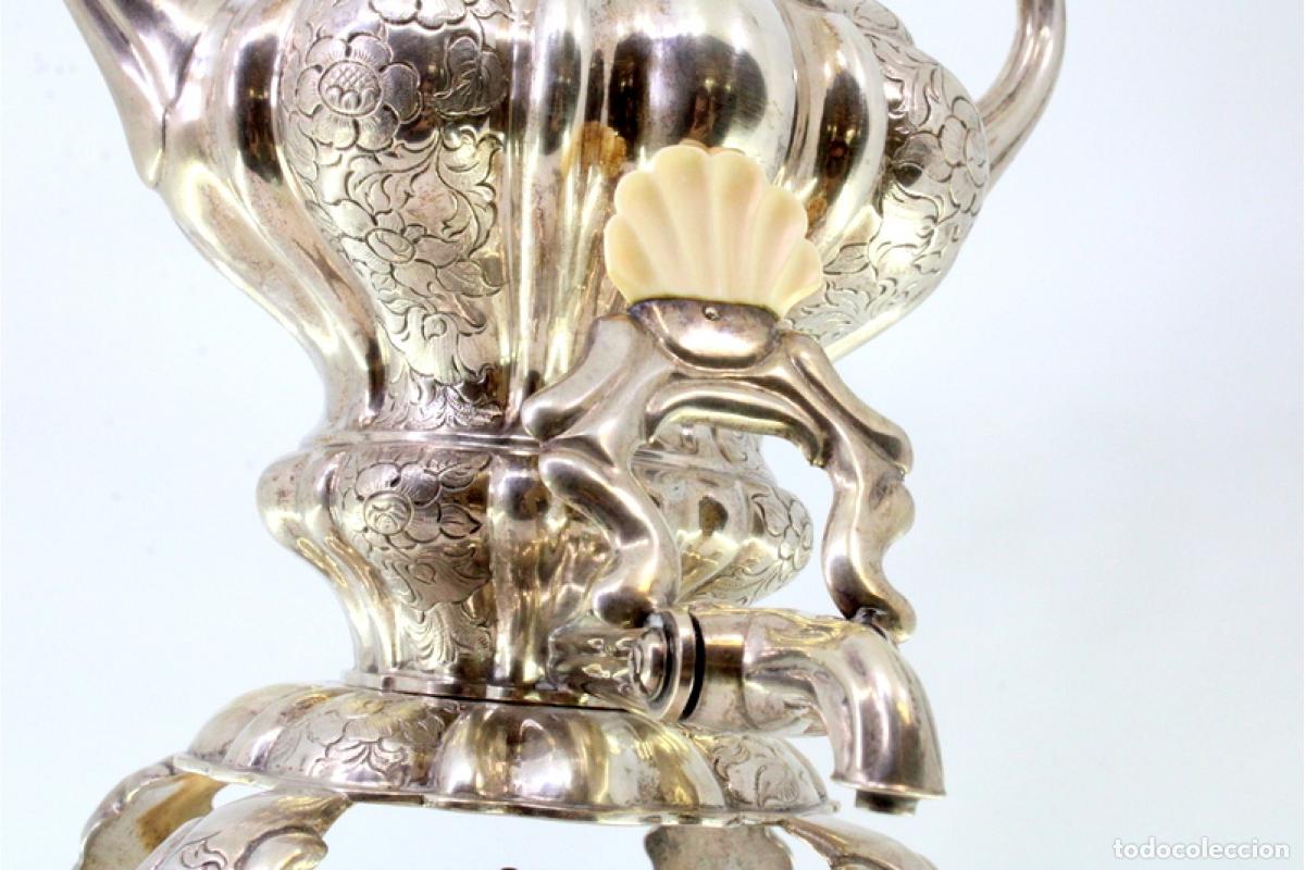 Antig&uuml;edades: Samovar de plata - Foto 4