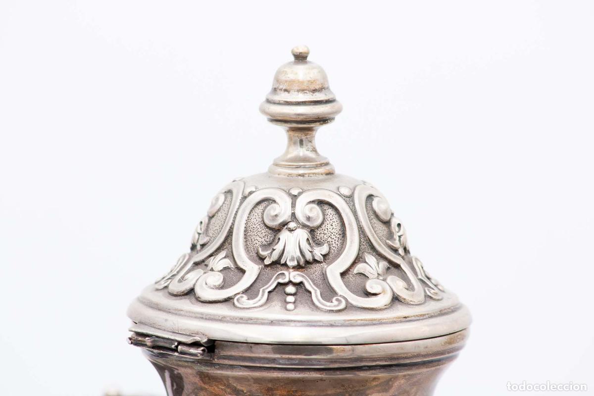 Antig&uuml;edades: Samovar de plata - Foto 2