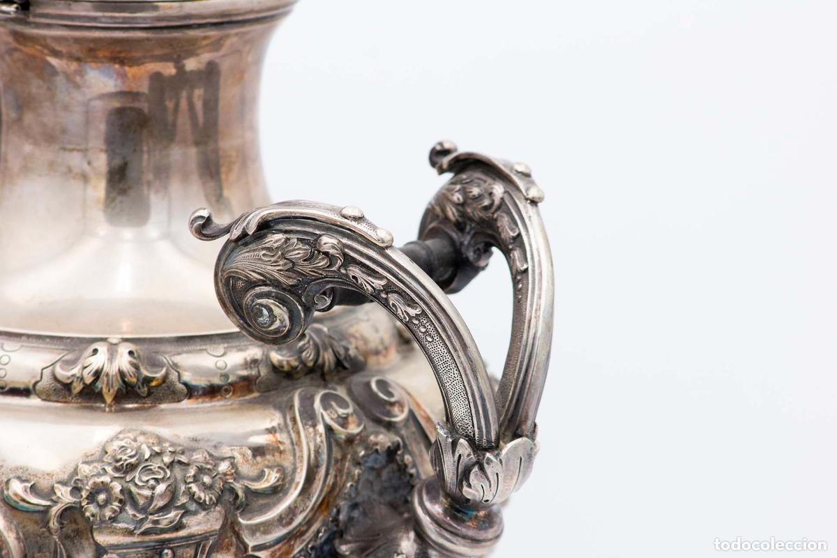 Antig&uuml;edades: Samovar de plata - Foto 6