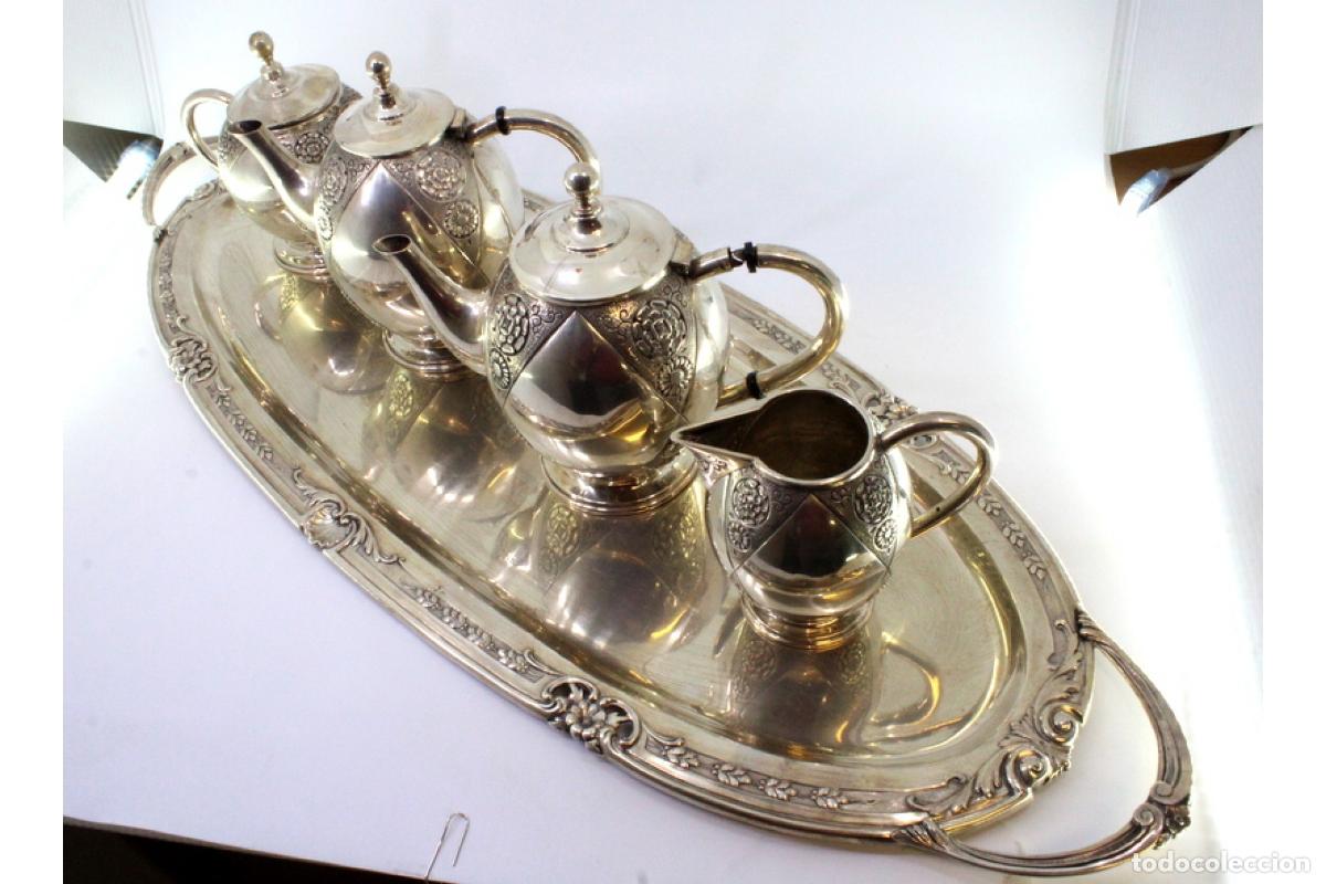 Antig&uuml;edades: Servicio de t&eacute; y caf&eacute;, en parte - Foto 2