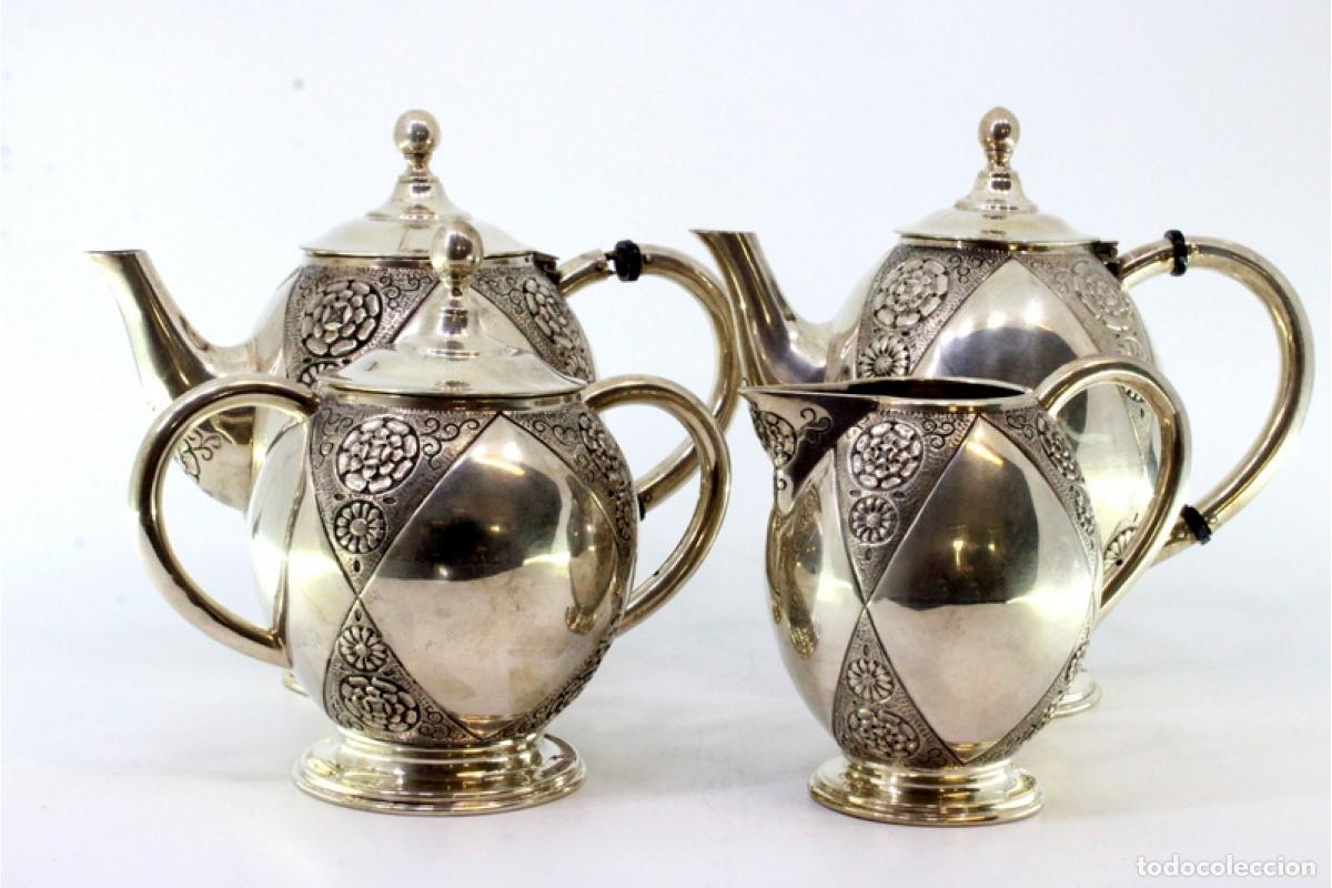 Antig&uuml;edades: Servicio de t&eacute; y caf&eacute;, en parte - Foto 6