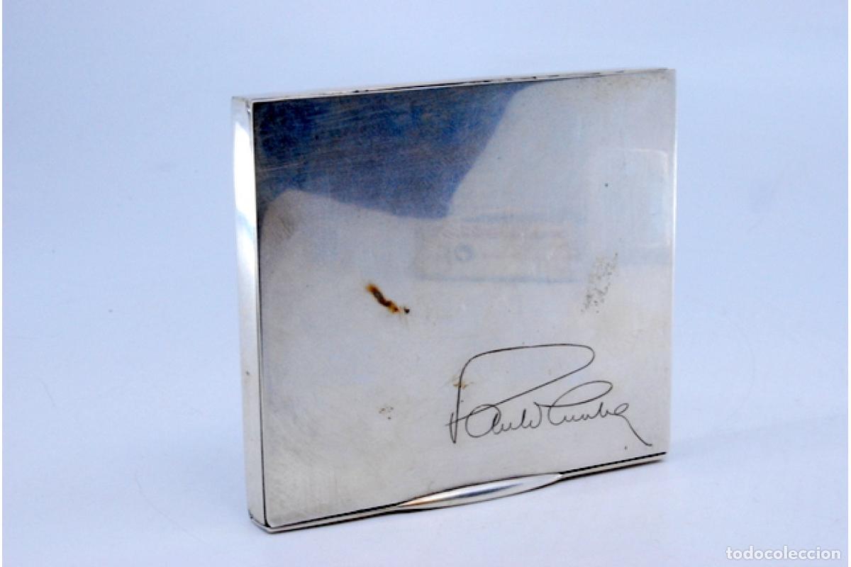 Antig&uuml;edades: Caja de tabaco, en plata - Foto 2