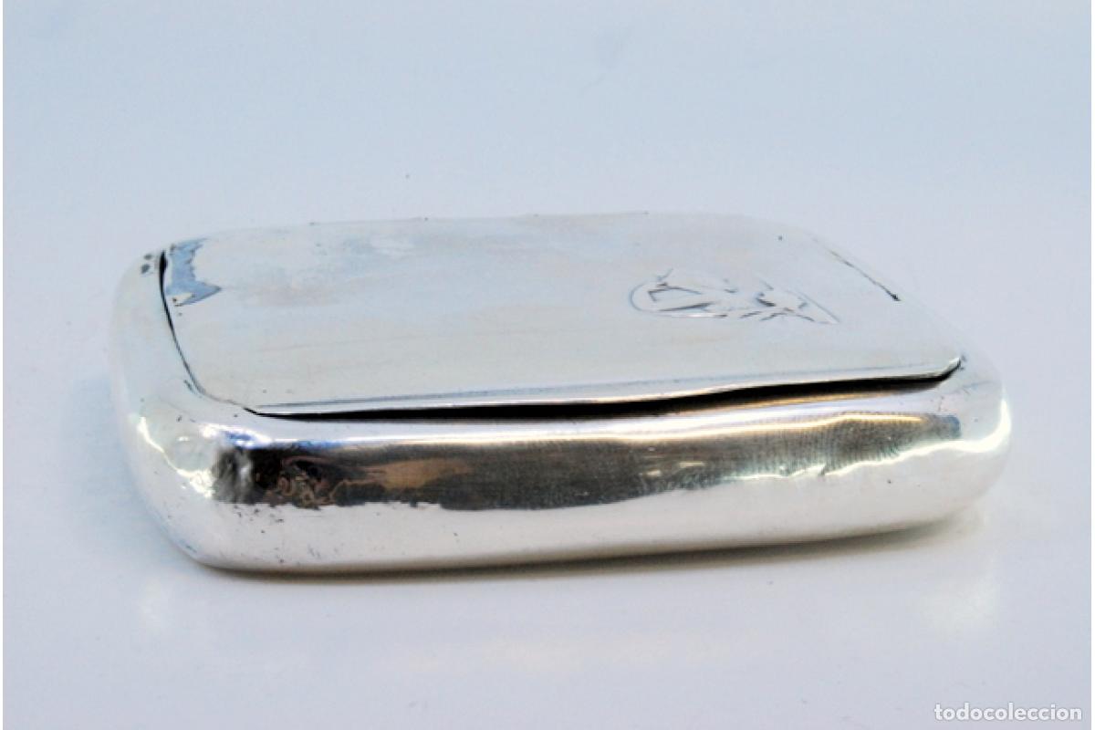 Antig&uuml;edades: Caja de tabaco, en plata - Foto 3