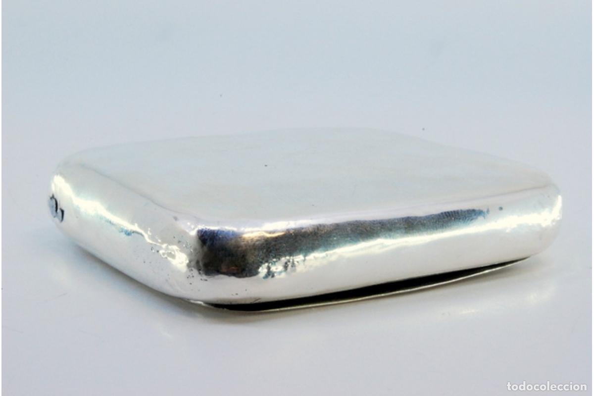 Antig&uuml;edades: Caja de tabaco, en plata - Foto 4