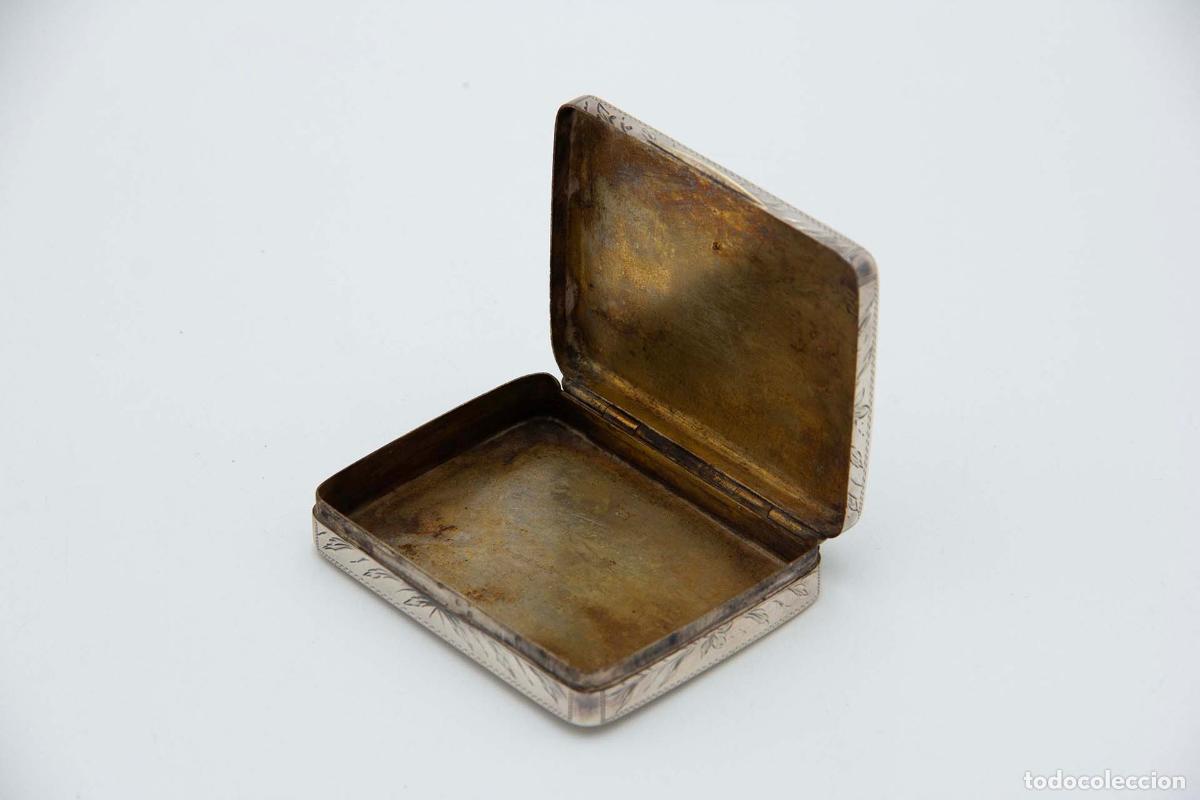 Antig&uuml;edades: Caja de tabaco, en plata - Foto 3