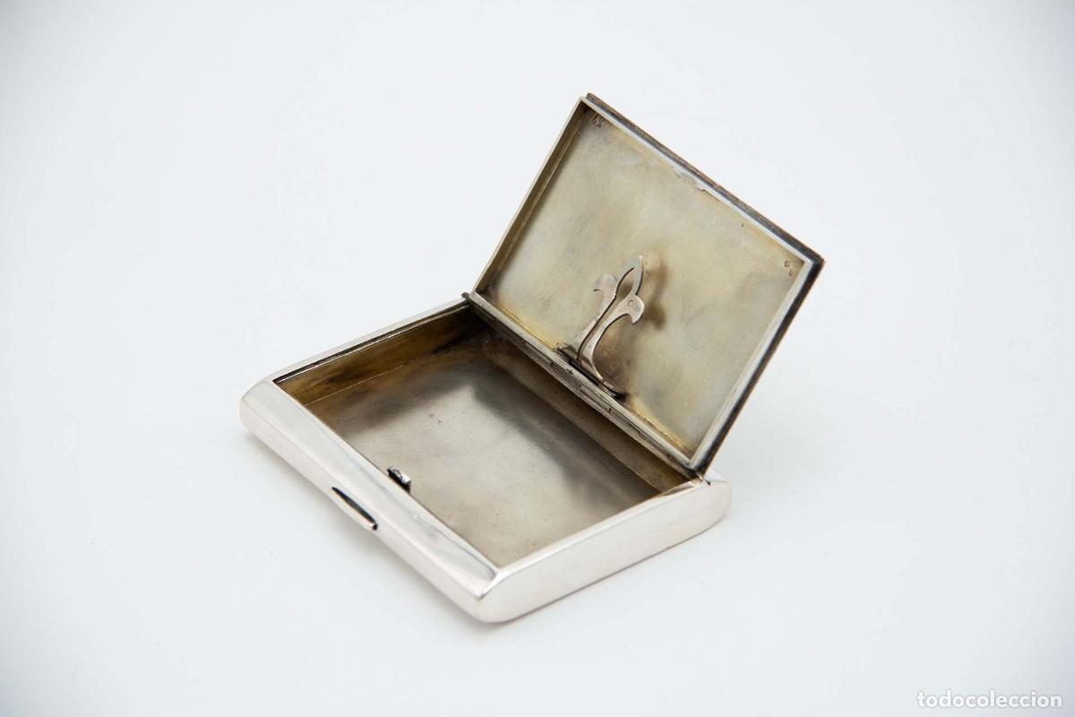 Antig&uuml;edades: Caja de tabaco, en plata - Foto 2