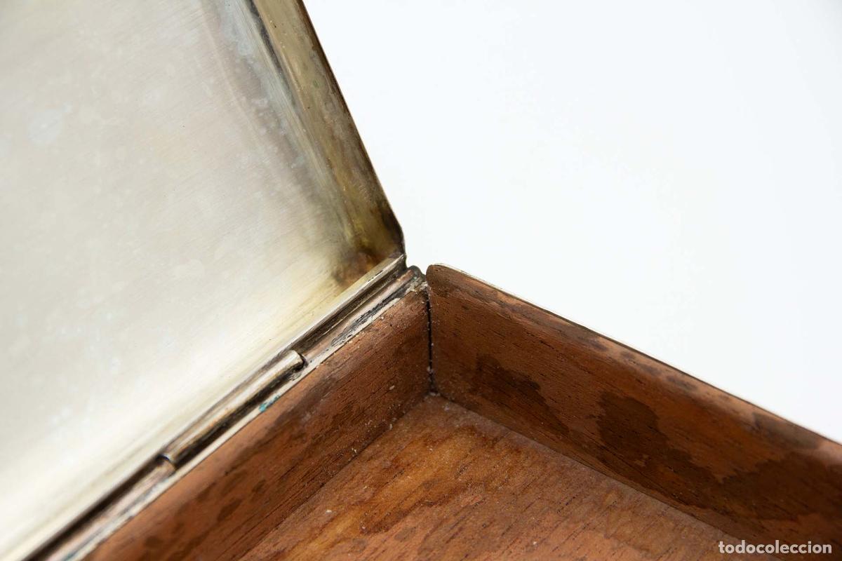 Antig&uuml;edades: Caja de tabaco, en plata - Foto 2