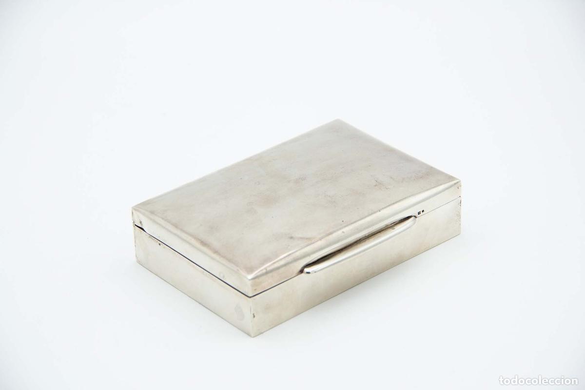 Antig&uuml;edades: Caja de tabaco, en plata - Foto 1