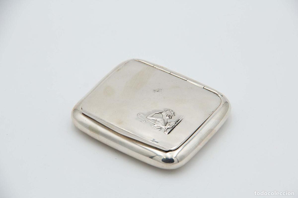 Antig&uuml;edades: Caja de tabaco, en plata - Foto 2