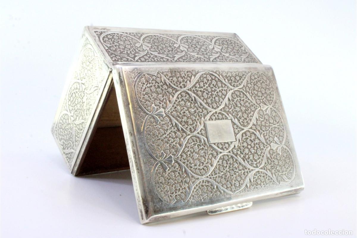 Antig&uuml;edades: Caja de tabaco, en plata - Foto 2