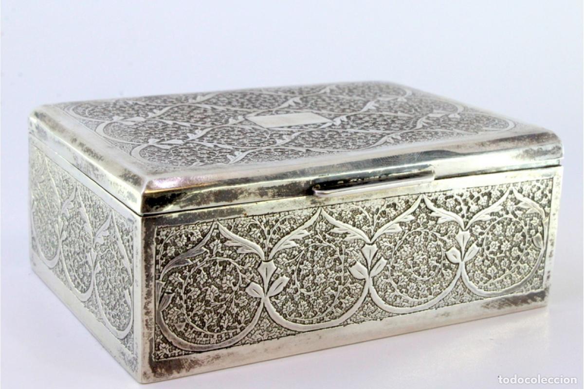Antig&uuml;edades: Caja de tabaco, en plata - Foto 3