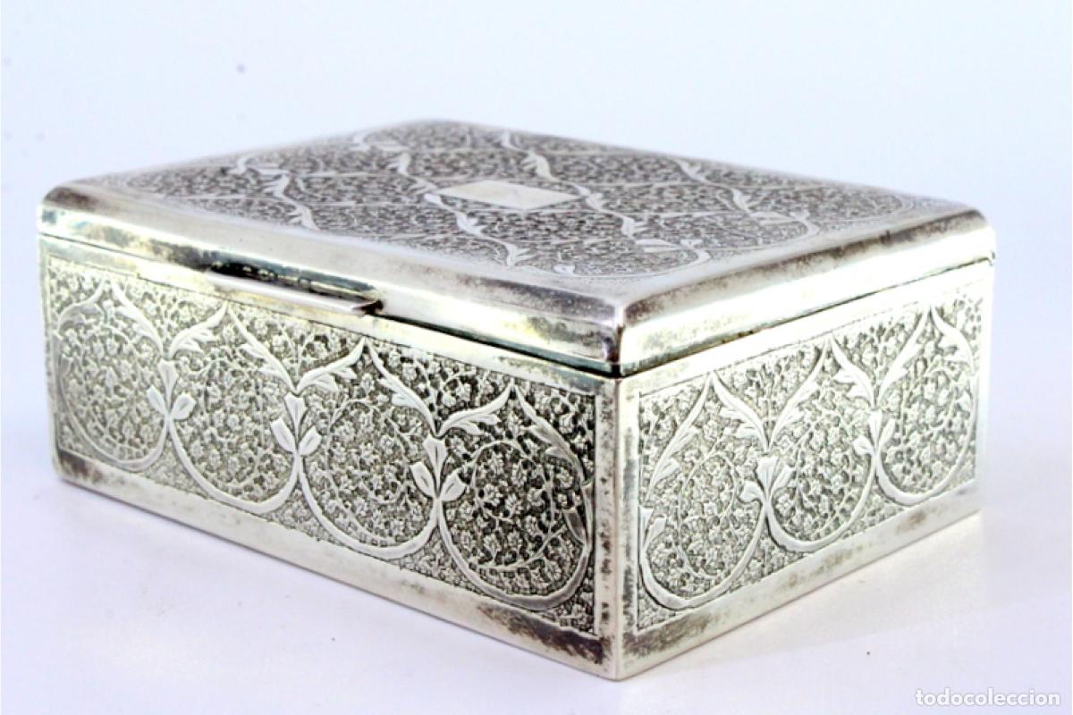 Antig&uuml;edades: Caja de tabaco, en plata - Foto 4