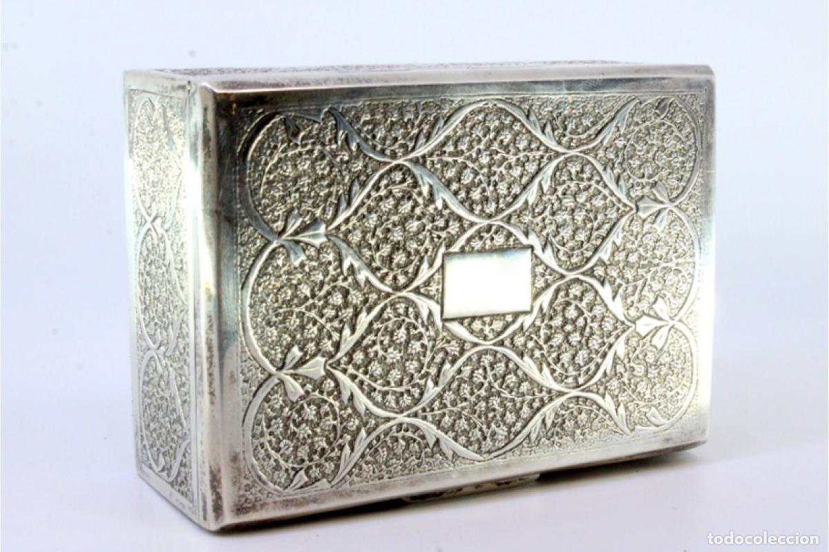 Antig&uuml;edades: Caja de tabaco, en plata - Foto 7
