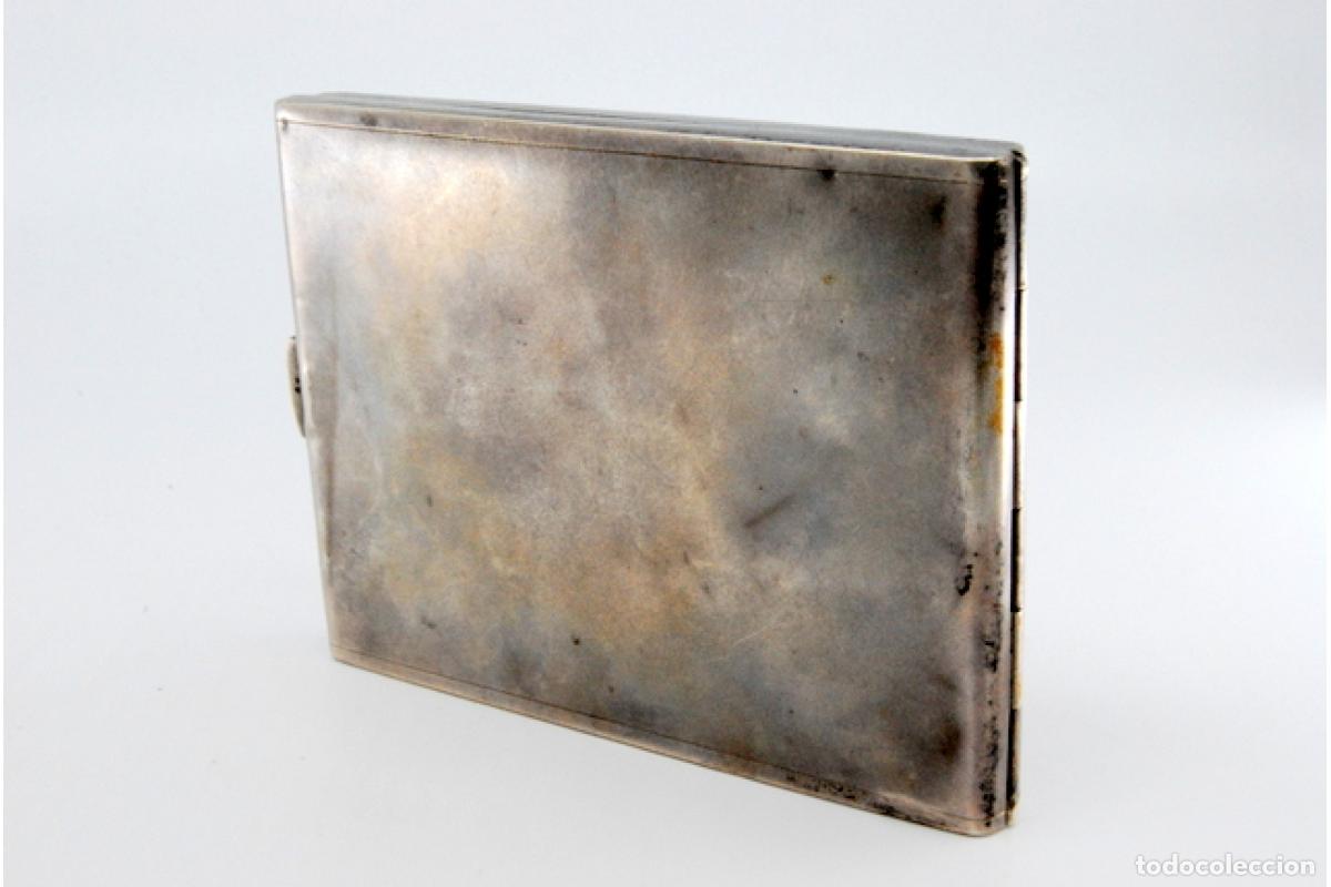 Antig&uuml;edades: Caja de cigarrillos, en plata - Foto 7